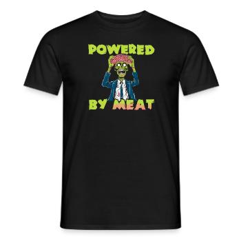 Zombie Halloween - Men's T-Shirt - black - Front - AI Model Male 178 light (178cm)