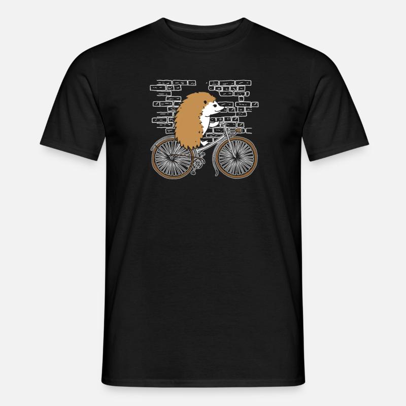Igel Niedlich - Männer T-Shirt - Schwarz