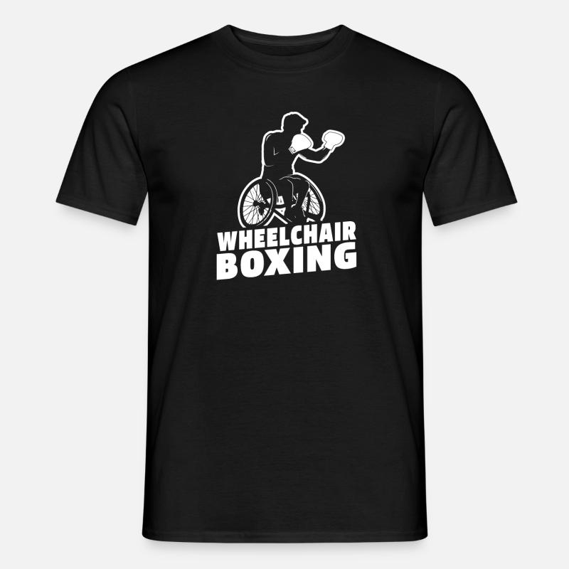 Boxe Boxer Fauteuil roulant - T-shirt homme - noir