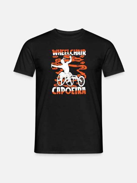 Capoeira Kampftanz Rollstuhl - Männer T-Shirt - Schwarz