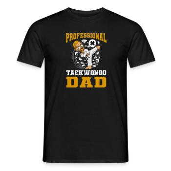 Taekwondo Père Taekwondo - T-shirt homme - noir - Devant - AI Model Male 178 light (178cm)