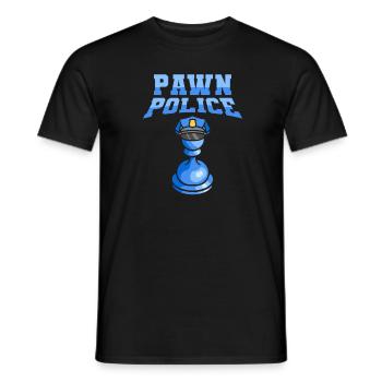 Schach Lustig - Männer T-Shirt - Schwarz - Vorne - AI Model Male 178 light (178cm)