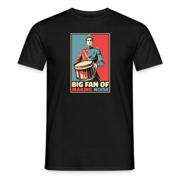 Spielmannszug Batterie Poster - T-shirt homme - noir - Devant - AI Model Male 178 light (178cm)