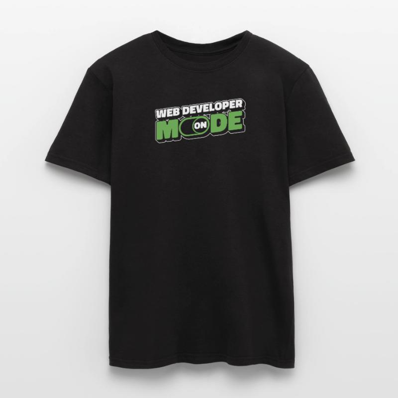 Web Developer Web Developer Mode On Men's T-Shirt
