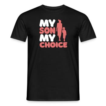 Mom Mutter Sohn - Männer T-Shirt - Schwarz - Vorne - AI Model Male 178 light (178cm)