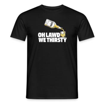 Whisky Whiskey Lustig - Männer T-Shirt - Schwarz - Vorne - AI Model Male 178 light (178cm)