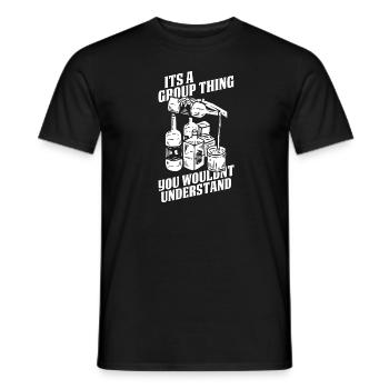 Whisky Whiskey - Männer T-Shirt - Schwarz - Vorne - AI Model Male 178 light (178cm)