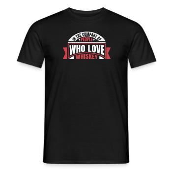 Whisky Whisky Amour - T-shirt homme - noir - Devant - AI Model Male 178 light (178cm)