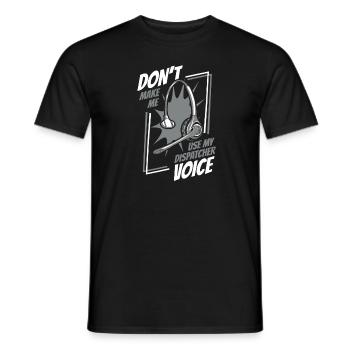 Emergency Call Control Center Operations Center Witzig - Men's T-Shirt - black - Front - AI Model Male 178 light (178cm)
