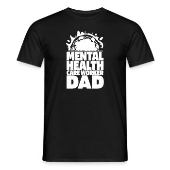 Psychologie Psychologe Papa - Männer T-Shirt - Schwarz - Vorne - AI Model Male 178 light (178cm)