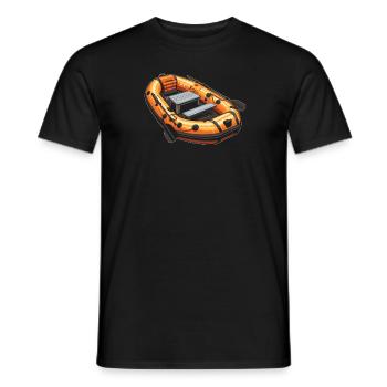 Rafting - T-shirt homme - noir - Devant - AI Model Male 178 light (178cm)