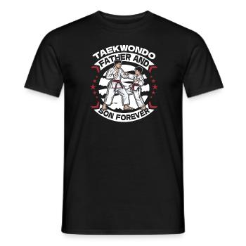 Taekwondo Vater Taekwondo Vater - Männer T-Shirt - Schwarz - Vorne - AI Model Male 178 light (178cm)