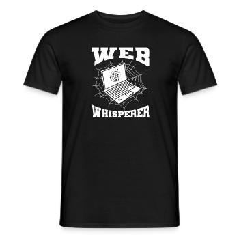 Web Entwickler Webdeveloper Witzig - Männer T-Shirt - Schwarz - Vorne - AI Model Male 178 light (178cm)