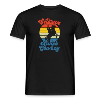 Rodeo Cowboy Ranch Cowboy - T-shirt homme - noir - Devant - AI Model Male 178 light (178cm)