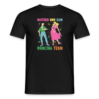 Mom Mutter Sohn Tanz Mutter - Männer T-Shirt - Schwarz - Vorne - AI Model Male 178 light (178cm)