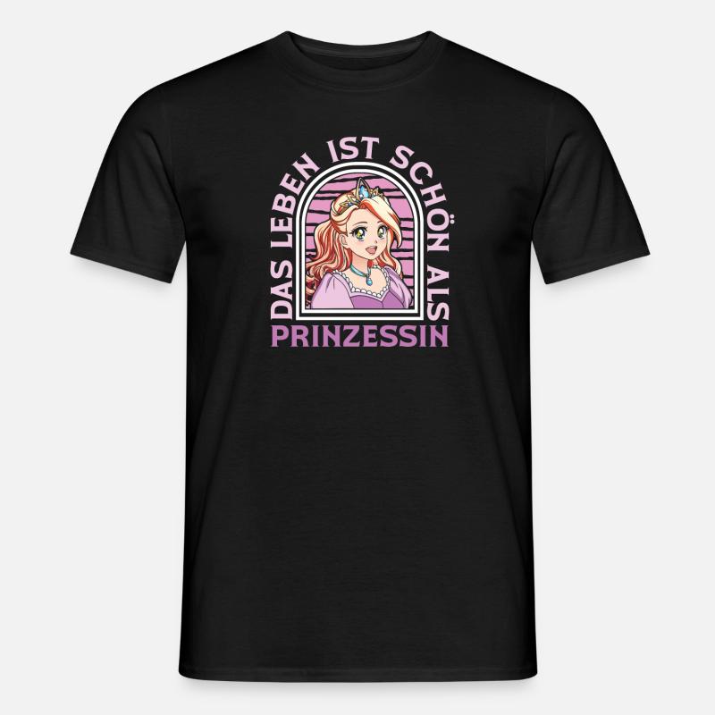 Prinzessin Fun - Männer T-Shirt - Schwarz
