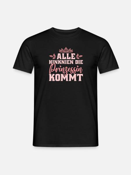 Prinzessin Lustig - Männer T-Shirt - Schwarz