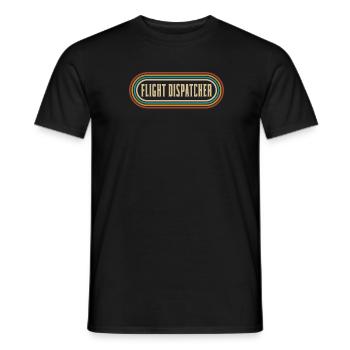 Emergency call control center operations center - Men's T-Shirt - black - Front - AI Model Male 178 light (178cm)