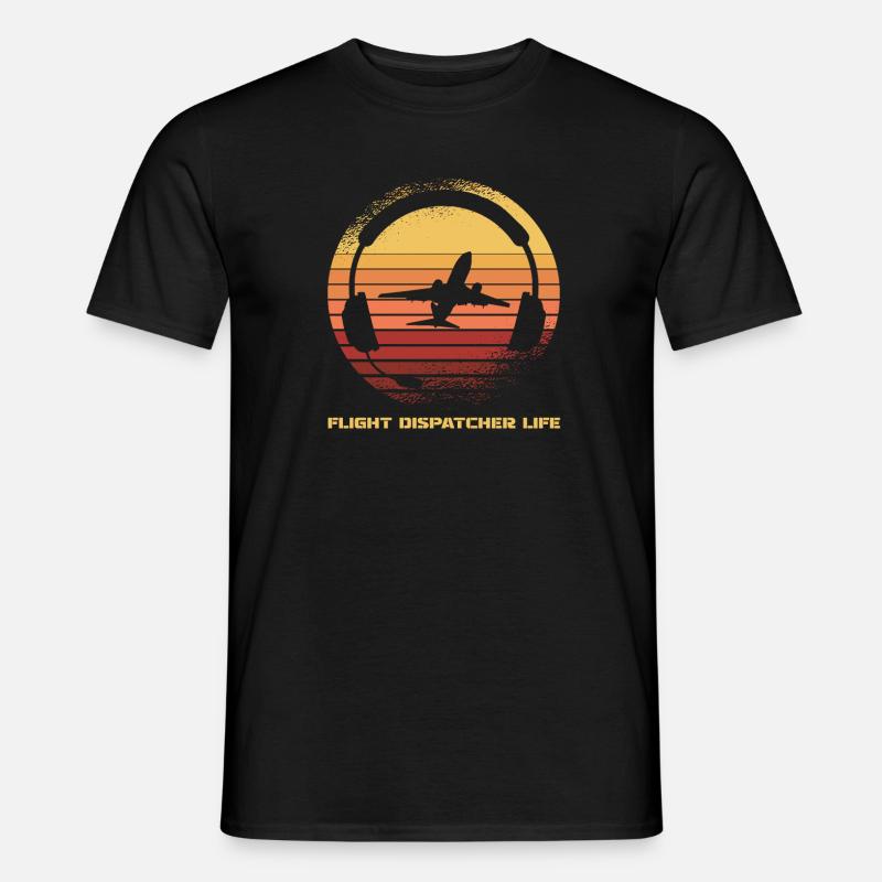Notruf Leitstelle Einsatzzentrale - Männer T-Shirt - Schwarz