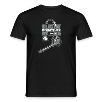 Emergency call control center operations center - Men's T-Shirt - black - Front - AI Model Male 178 light (178cm)