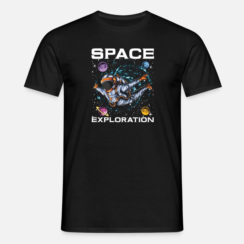 Space Colonization - Men's T-Shirt - black