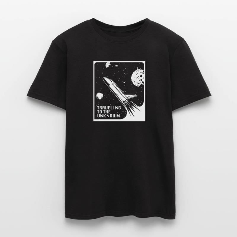 espace, espace, fusée, colonisation de l’espace T-shirt homme