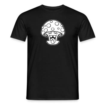 Champignons cueilleurs de champignons - T-shirt homme - noir - Devant - AI Model Male 178 light (178cm)