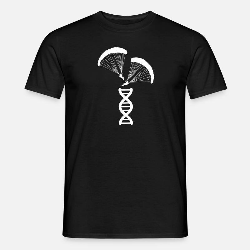 Paragleiter Paragleiten DNA - Männer T-Shirt - Schwarz