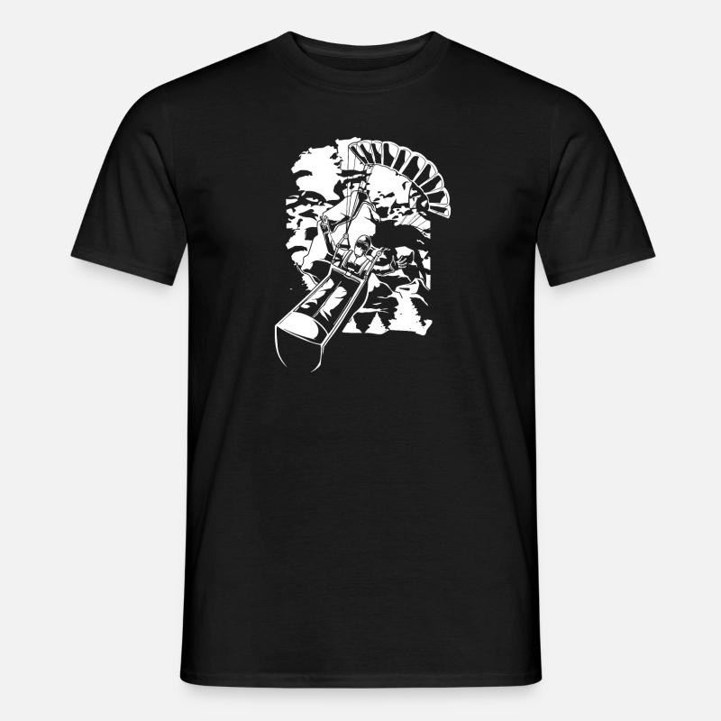 Paragleiter Paragleiten - Männer T-Shirt - Schwarz