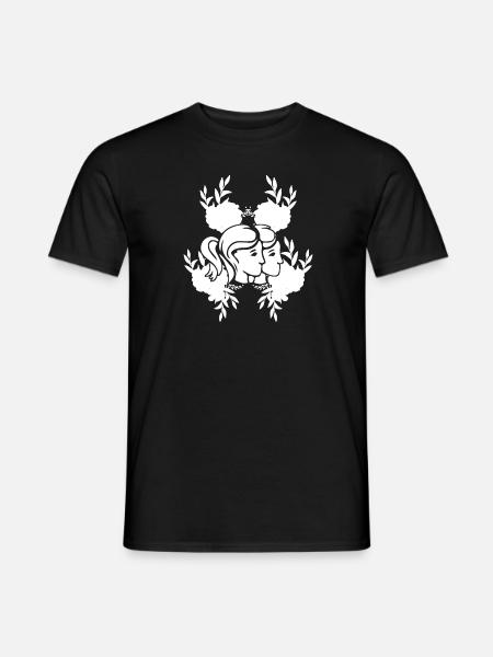 Zodiac sign Gemini symbol - Men's T-Shirt - black
