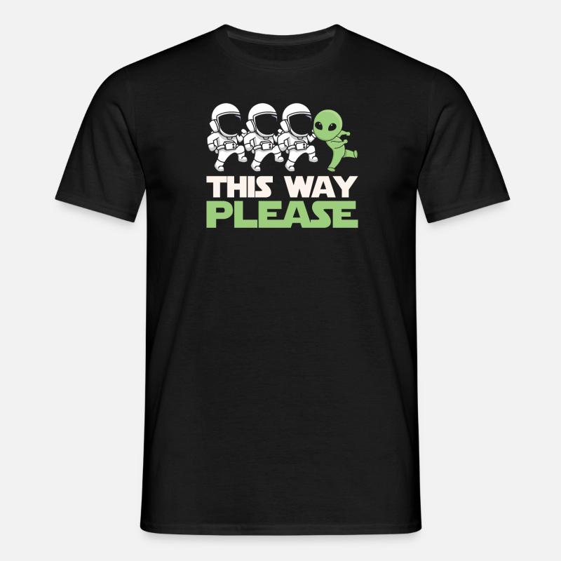 Space Colonization - Men's T-Shirt - black