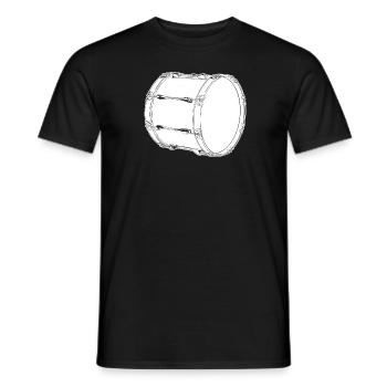 Train de ventilateurs Spielmannszug - T-shirt homme - noir - Devant - AI Model Male 178 light (178cm)