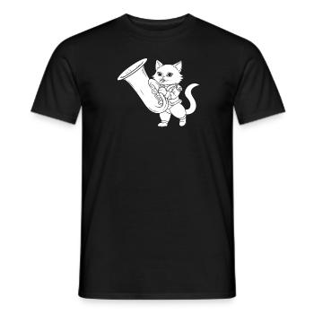 Fanfare Train Tuba - T-shirt homme - noir - Devant - AI Model Male 178 light (178cm)