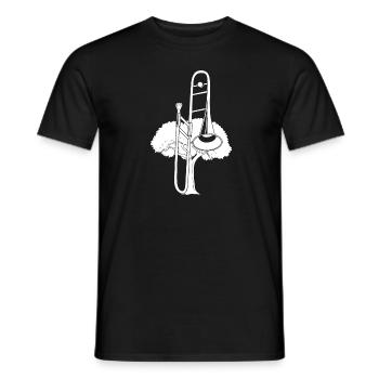 Fanfare Trombone Tree - T-shirt homme - noir - Devant - AI Model Male 178 light (178cm)