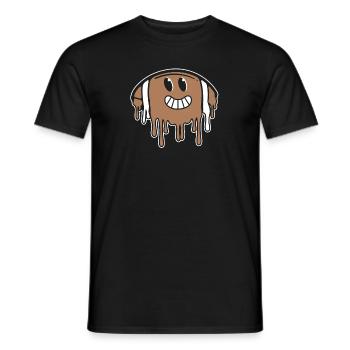 American Football - Männer T-Shirt - Schwarz - Vorne - AI Model Male 178 light (178cm)
