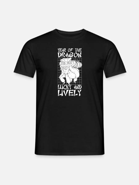 Year of the Dragon 2024 - Men's T-Shirt - black