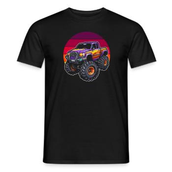 Monster Truck - T-shirt homme - noir - Devant - AI Model Male 178 light (178cm)