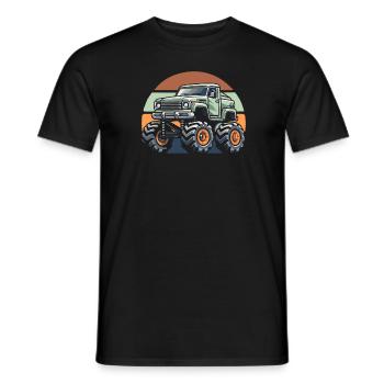Monster Truck - T-shirt homme - noir - Devant - AI Model Male 178 light (178cm)