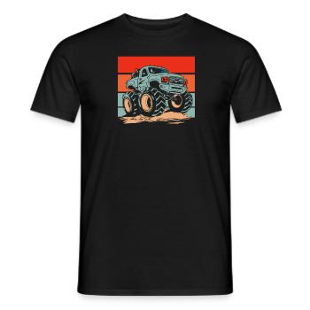 Monster Truck - T-shirt homme - noir - Devant - AI Model Male 178 light (178cm)