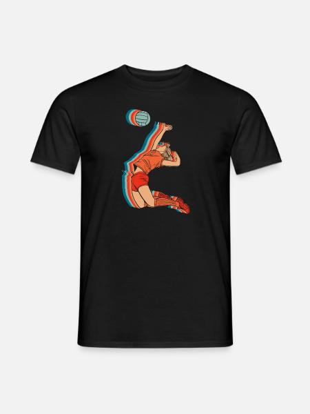 Volleyball Volleyballer - Men's T-Shirt - black