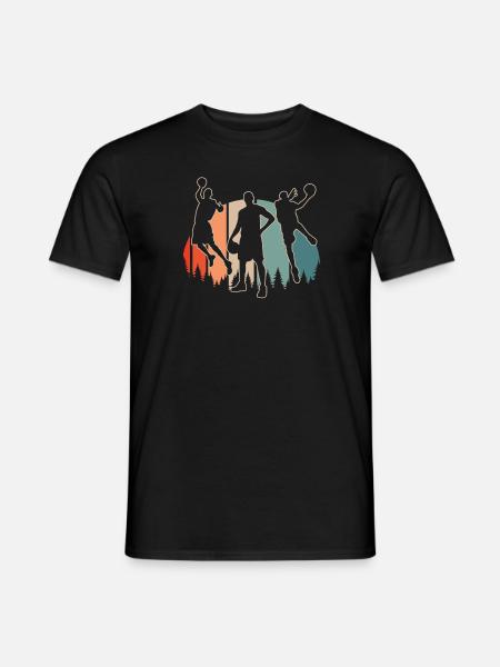 Basketball Basketballer - Männer T-Shirt - Schwarz