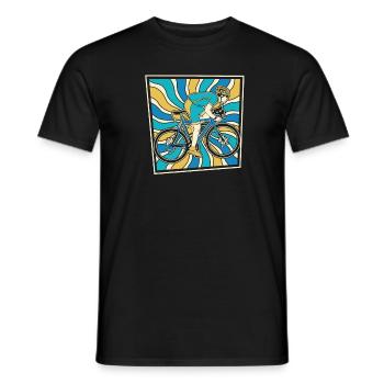 Rennrad Radsport Radsportler - Männer T-Shirt - Schwarz - Vorne - AI Model Male 178 light (178cm)
