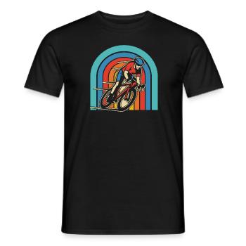 Rennrad Radsport Radsportler - Männer T-Shirt - Schwarz - Vorne - AI Model Male 178 light (178cm)