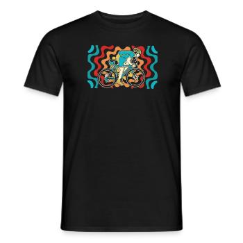 Rennrad Radsport Radsportler - Männer T-Shirt - Schwarz - Vorne - AI Model Male 178 light (178cm)