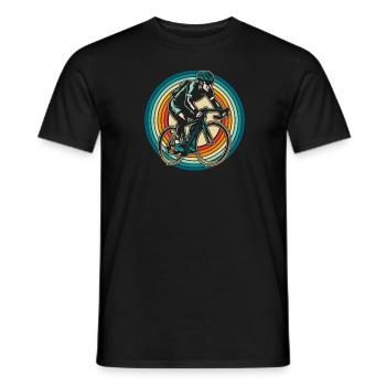 Rennrad Radsport Radsportler - Männer T-Shirt - Schwarz - Vorne - AI Model Male 178 light (178cm)