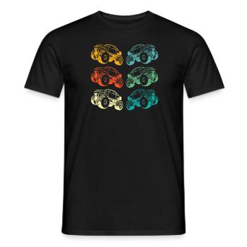 Monster Truck - T-shirt homme - noir - Devant - AI Model Male 178 light (178cm)
