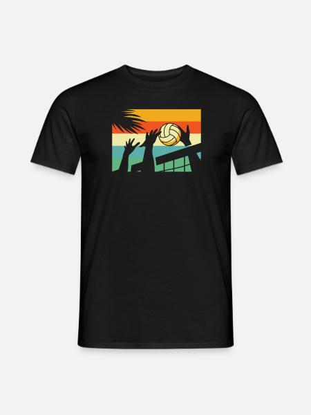 Volleyball Volleyballer - Männer T-Shirt - Schwarz