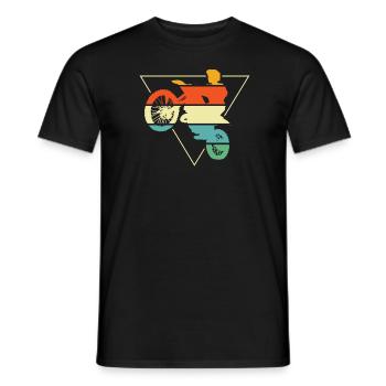 Mx Motocross Dirt Bike - T-shirt homme - noir - Devant - AI Model Male 178 light (178cm)