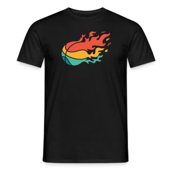 Joueur de basket-ball - T-shirt homme - noir - Devant - AI Model Male 178 light (178cm)