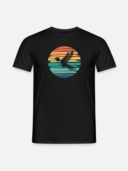 Kolibri - Männer T-Shirt - Schwarz